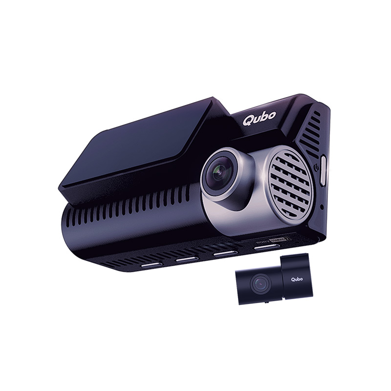 Picture of Qubo Dashcam  Pro 3K with Starvis 2 (Front + Rear) (3K UHD Resolution/ 3.2" LCD Display/ Built-in Wi-Fi & GPS/  Up to 1TB Storage)